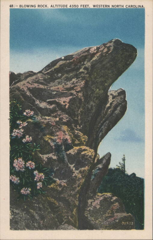 Blowing Rock, Altitude 4350 Feet, Western North Carolina
