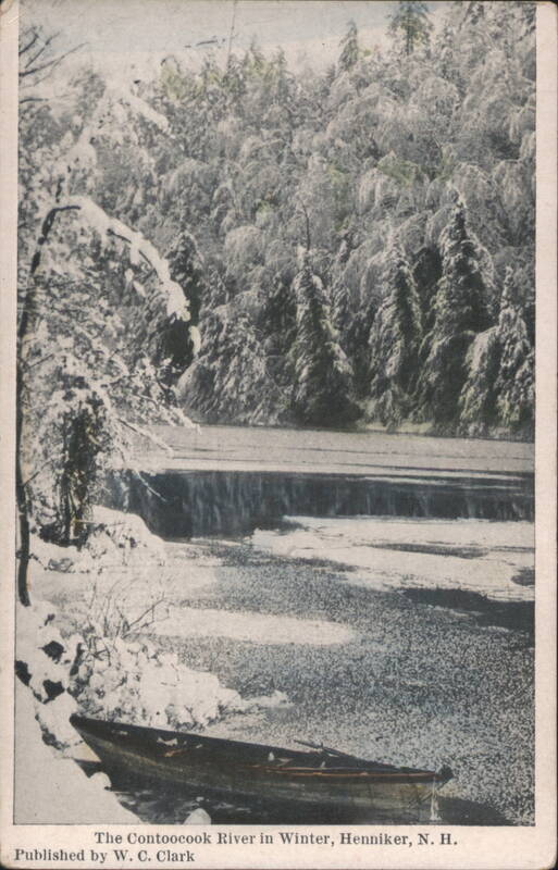 The Contoocook River in Winter, Henniker, N. H. New Hampshire