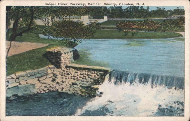 Cooper River Parkway, Waterfall Camden New Jersey