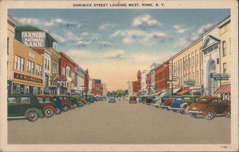 Dominick Street Looking West, Rome, NY New York