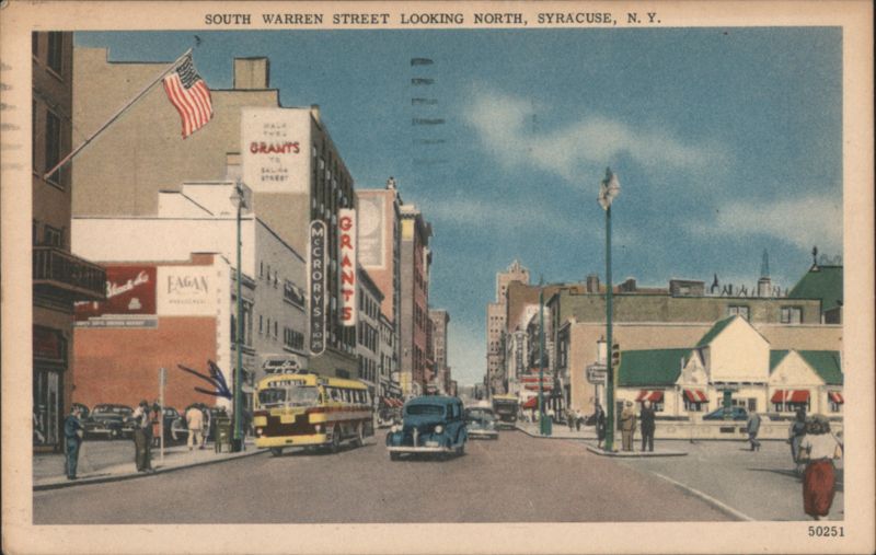 South Warren Street Looking North, Syracuse New York