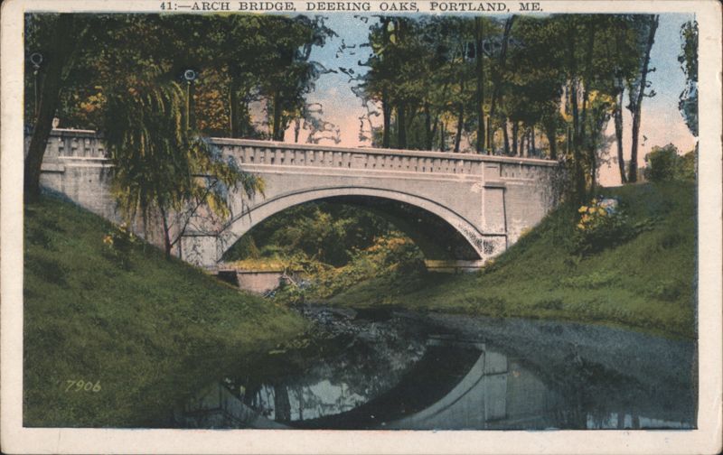 Arch Bridge, Deering Oaks Portland Maine