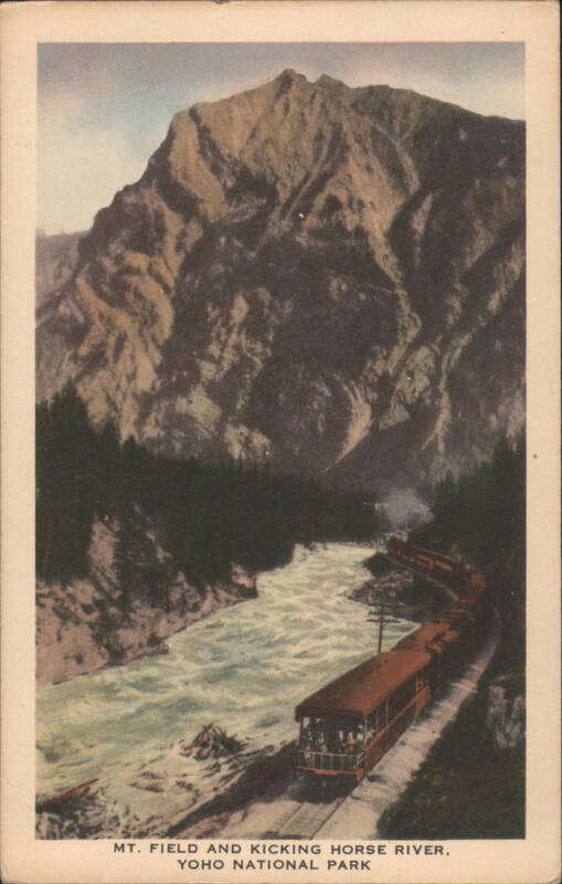 Mt. Field, Kicking Horse River, Train, Yoho National Park Canada