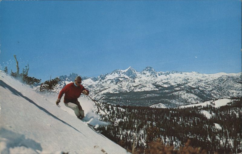 Skiing at Mammoth Mountain California Bill Kelsey