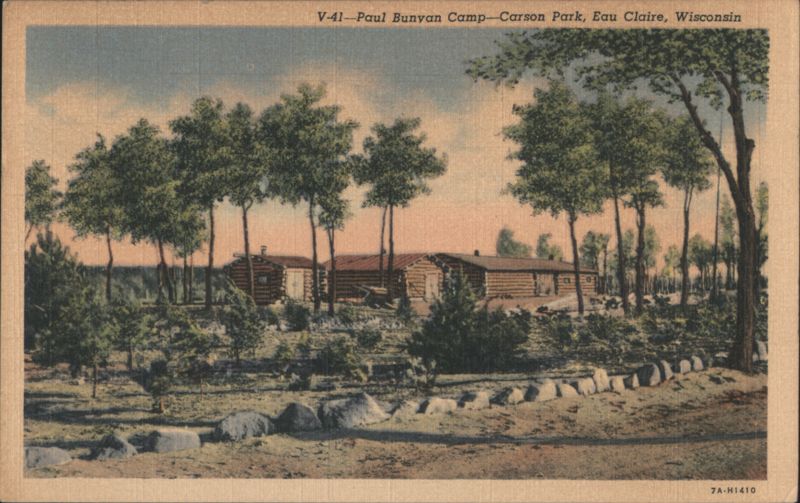Paul Bunyan Camp, Carson Park, Eau Claire Wisconsin