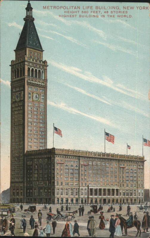 Metropolitan Life Building, Highest Building in the World New York