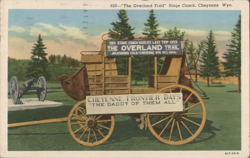 The Overland Trail Stage Coach, Cheyenne Frontier Days Wyoming