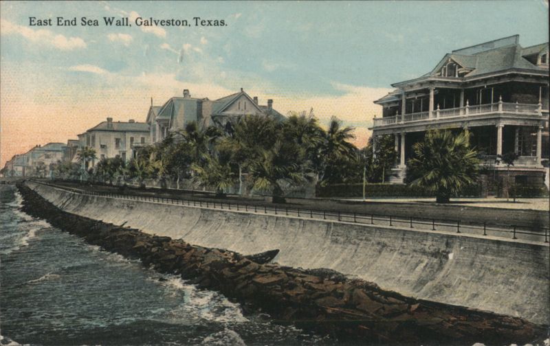 East End Sea Wall, Galveston, Texas