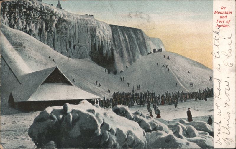 Ice Mountain and Fort of Incline, Niagara Falls New York