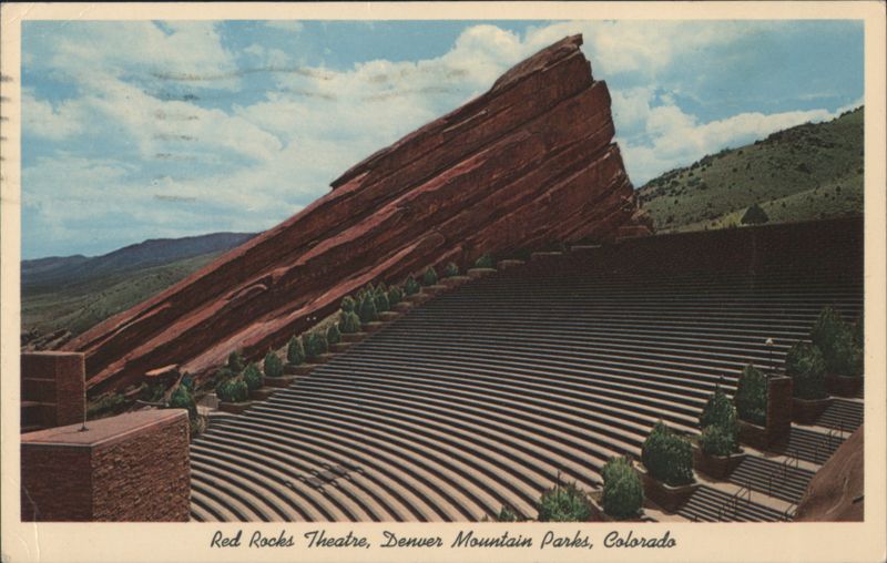 Red Rocks Theatre, Denver Mountain Parks Colorado John Cooper