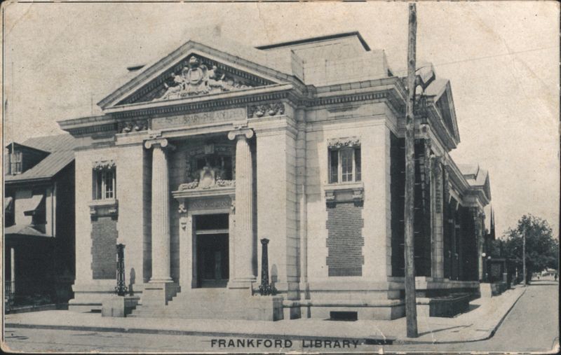 Frankford Library, Free Library of Philadelphia Pennsylvania