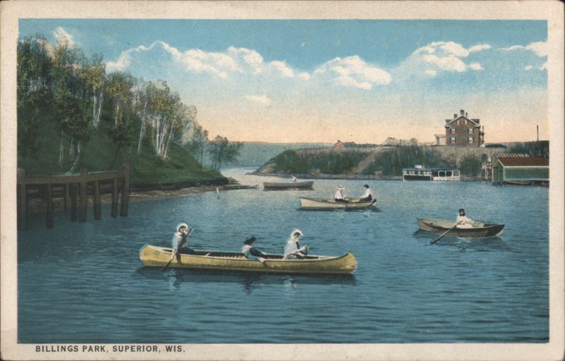 Billings Park, Canoeing and Boating Superior Wisconsin