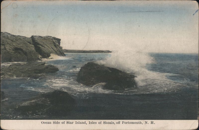 Ocean Side of Star Island, Isles of Shoals New Hampshire