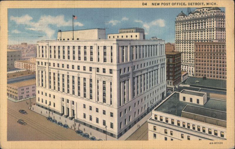 New Post Office, Detroit, Michigan