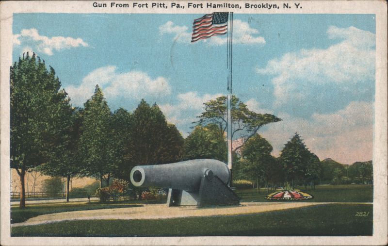 Gun From Fort Pitt, Fort Hamilton, Brooklyn New York