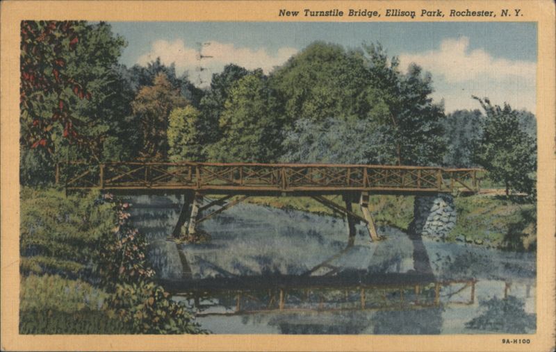 New Turnstile Bridge, Ellison Park Rochester New York