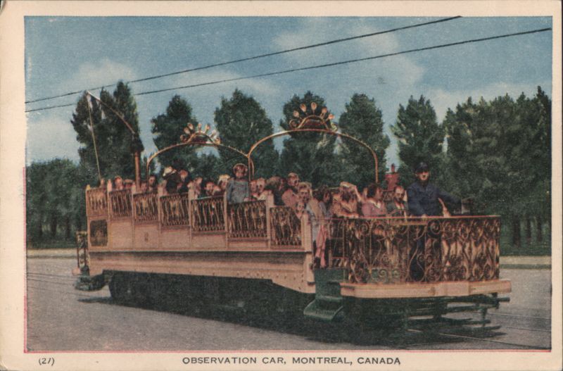 Observation Car, Montreal Canada Misc. Canada