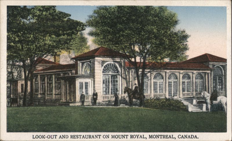 Look-Out and Restaurant on Mount Royal Montreal QC Canada