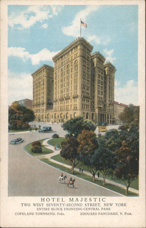 Hotel Majestic, 72nd Street, New York