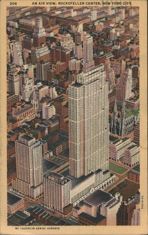 An Air View, Rockefeller Center, New York City