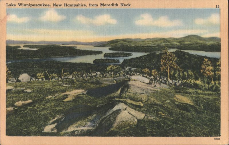 Lake Winnipesaukee from Meredith Neck, New Hampshire