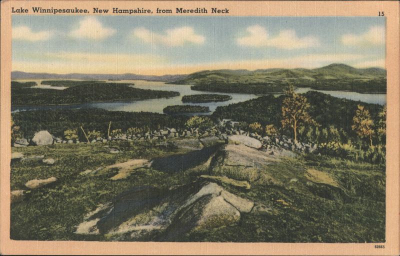 Lake Winnipesaukee from Meredith Neck New Hampshire