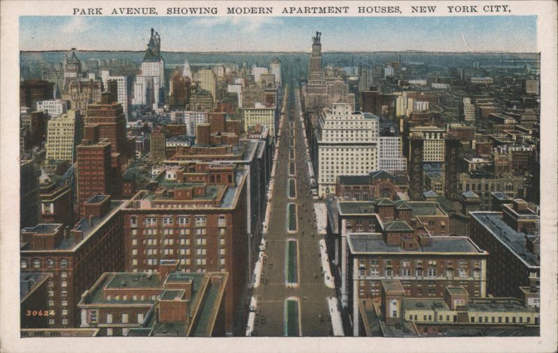 Park Avenue, Modern Apartment Houses New York City
