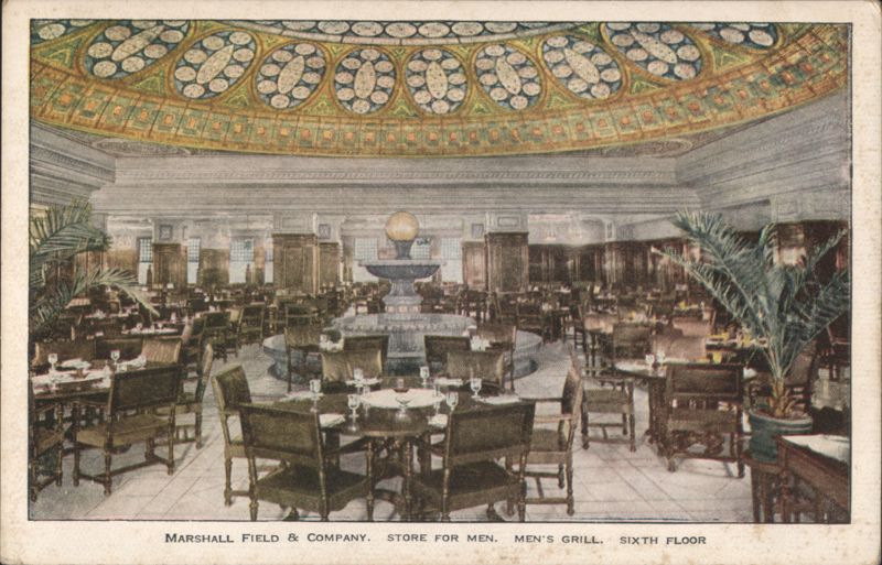 Marshall Field & Company Men's Grill, Sixth Floor Restaurants