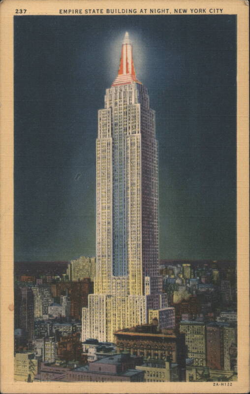 Empire State Building at Night New York