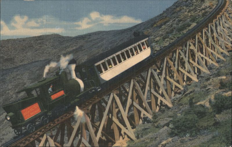 Jacob's Ladder, Mt. Washington Cog Railway, White Mountains New Hampshire
