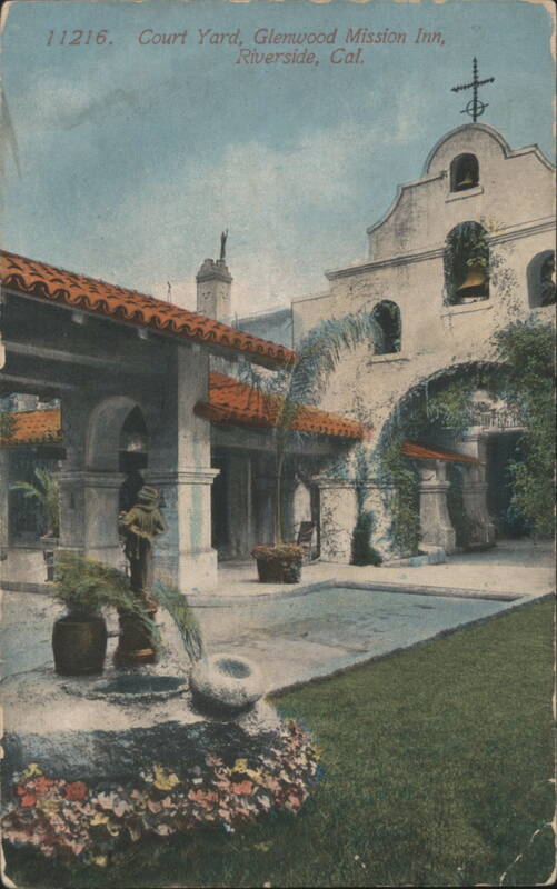 Court Yard, Glenwood Mission Inn, Riverside, CA California