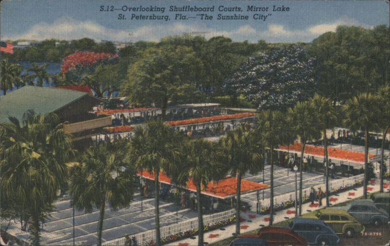 Overlooking Shuffleboard Courts, Mirror Lake, St. Petersburg, FL Florida