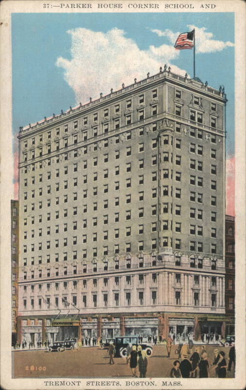 Parker House, Corner School and Tremont Streets, Boston Massachusetts