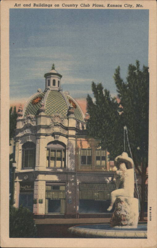 Art and Buildings, Country Club Plaza, Kansas City, MO Missouri