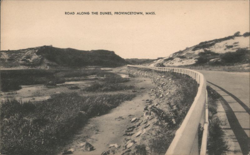 Road Along the Dunes, Provincetown, MA Massachusetts