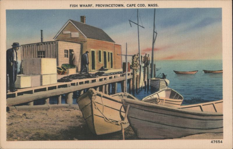 Fish Wharf, Provincetown, Cape Cod Massachusetts