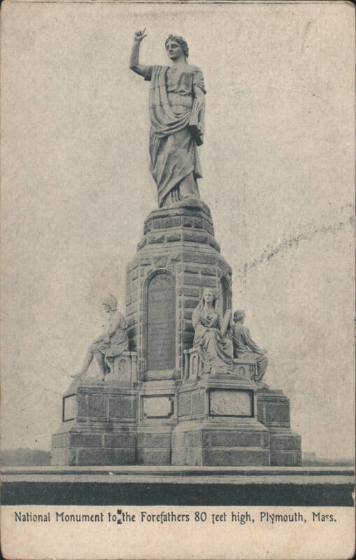 National Monument to the Forefathers, 80 feet high Plymouth Massachusetts