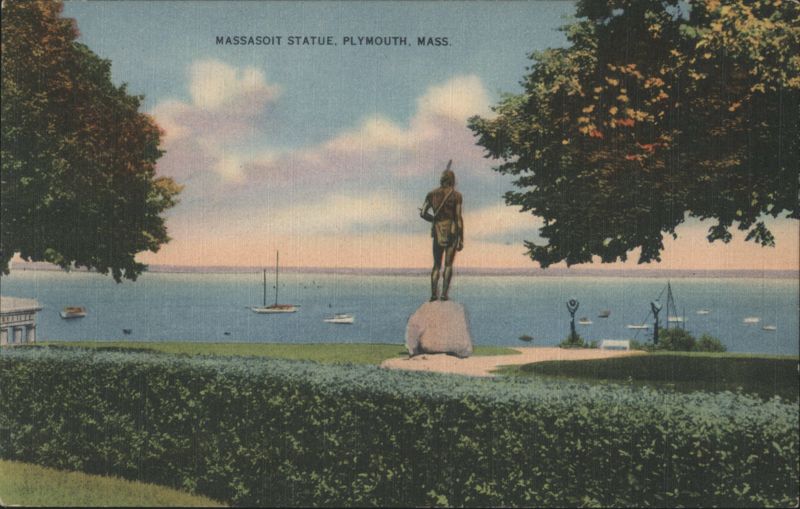 Massasoit Statue, Plymouth, MA Massachusetts Cyrus Dallin