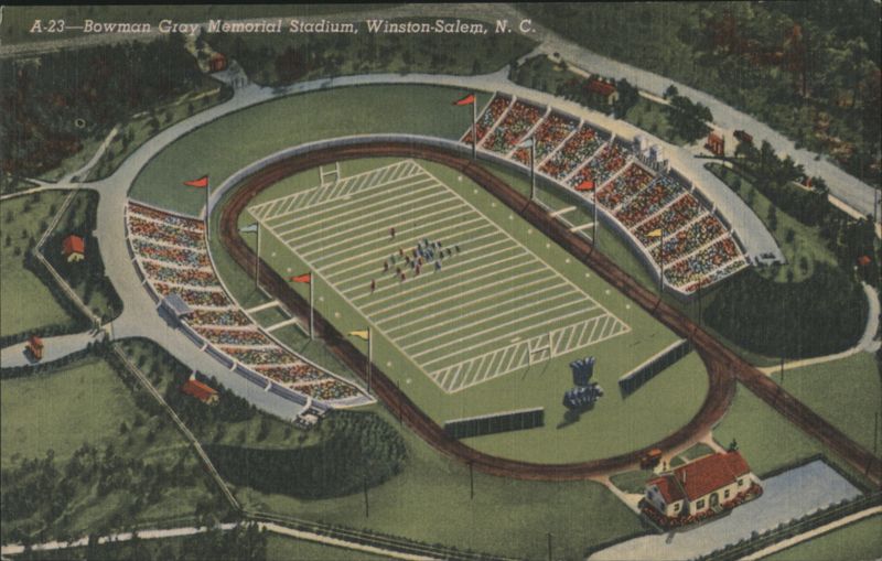 Bowman Gray Memorial Stadium, Winston-Salem, NC North Carolina