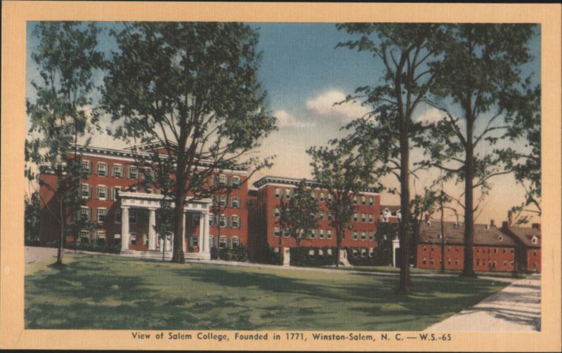 Salem College, Founded 1771, Winston-Salem, NC North Carolina