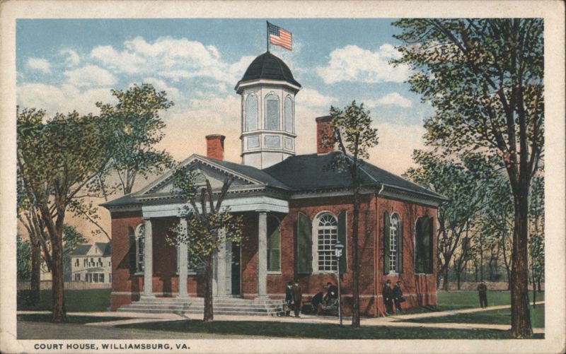 Court House, Williamsburg, VA. Virginia