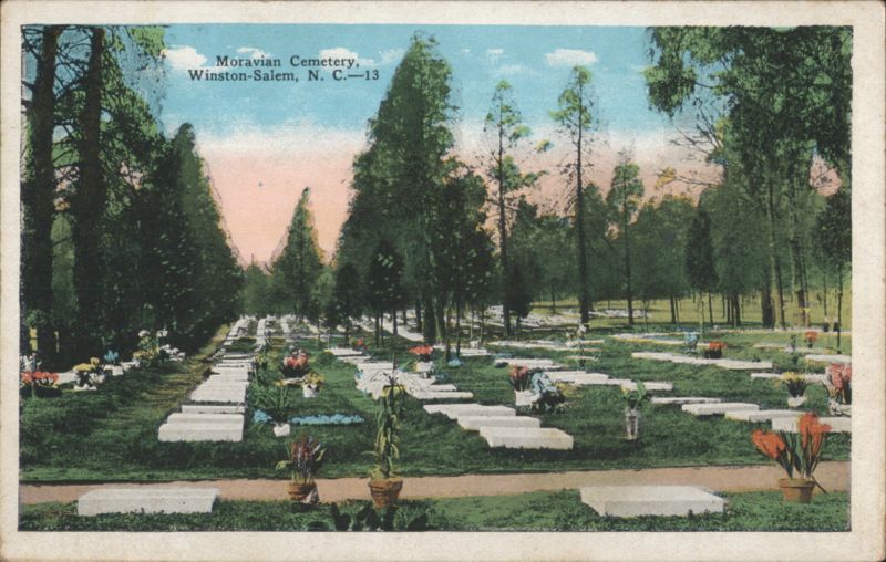 Moravian Cemetery, Winston-Salem, NC North Carolina