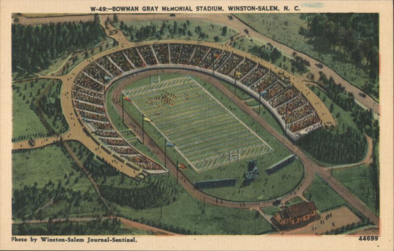 Bowman Gray Memorial Stadium, Winston-Salem, NC North Carolina