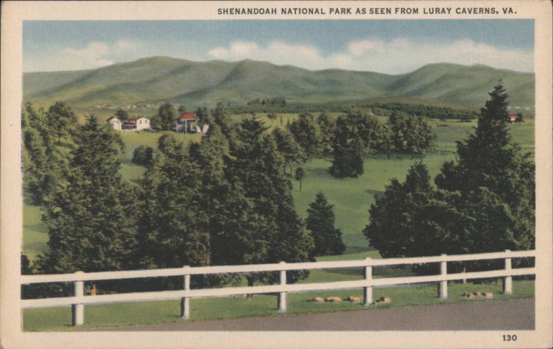 Shenandoah National Park View from Luray Caverns, Virginia