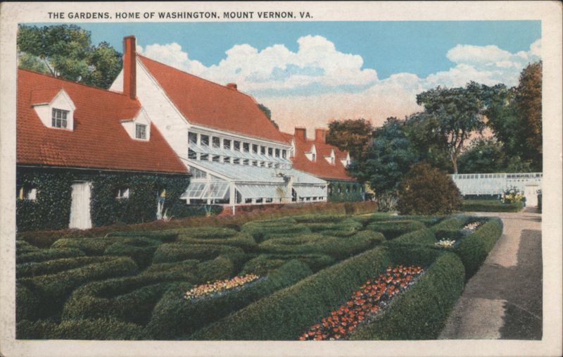 The Gardens, Home of Washington, Mount Vernon Virginia