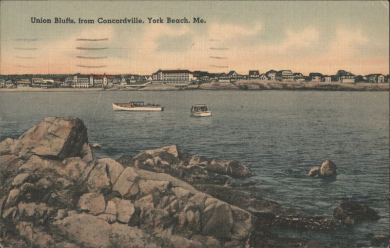 Union Bluffs from Concordville, York Beach Maine