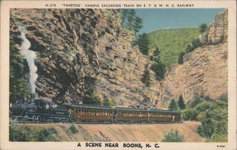 Tweetsie Famous Excursion Train, E. T. & W. N. C. Railway Boone North Carolina