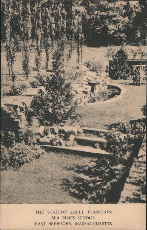 The Scallop Shell Fountain, Sea Pines School East Brewster Massachusetts