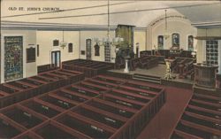Old St. John's Church, Patrick Henry's Speech Postcard