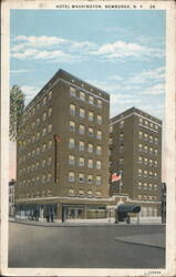 Hotel Washington, Newburgh, NY Postcard